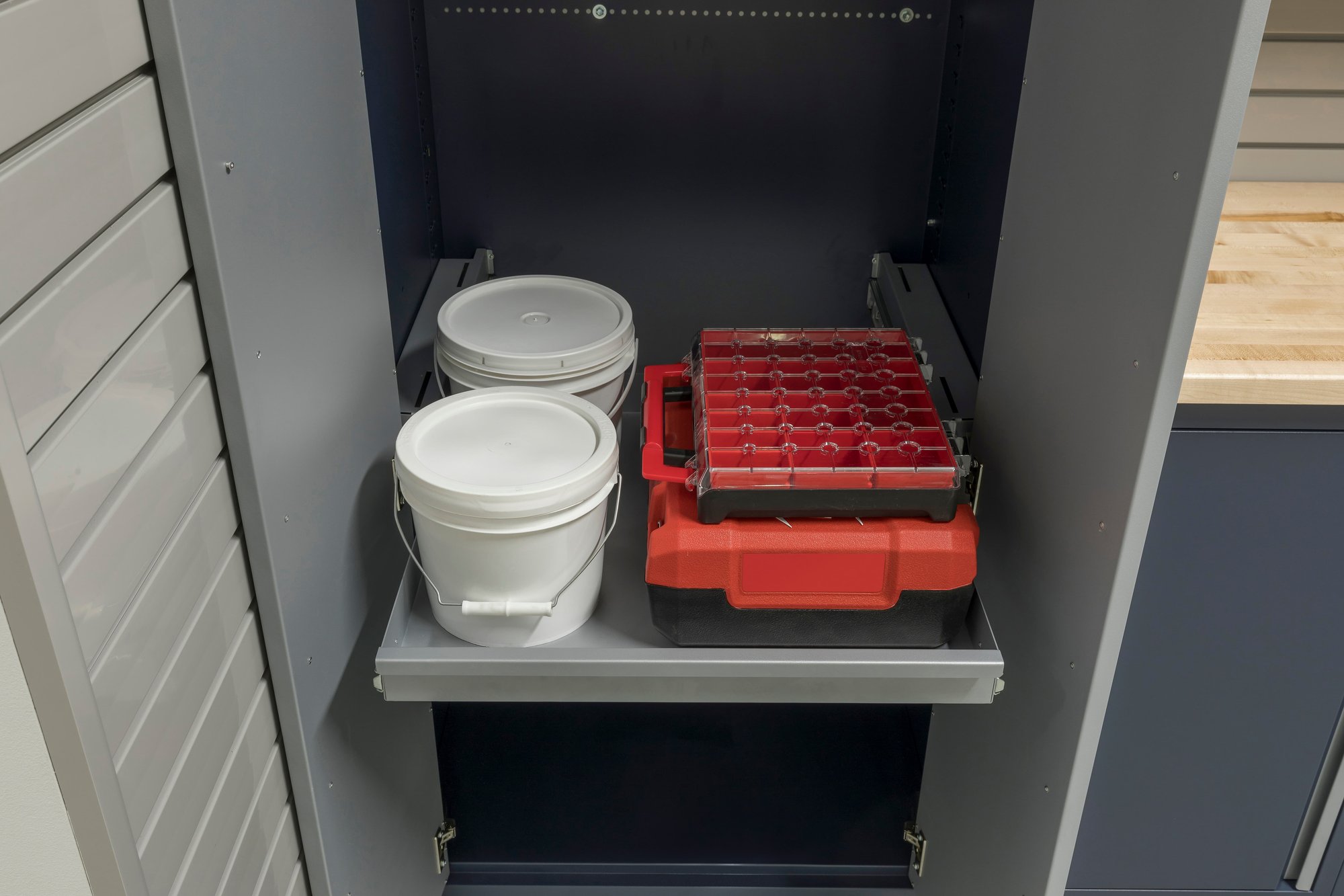 Signature Cabinet Pull Out Shelf&nbsp;- Garage Living Cabinet Accessories