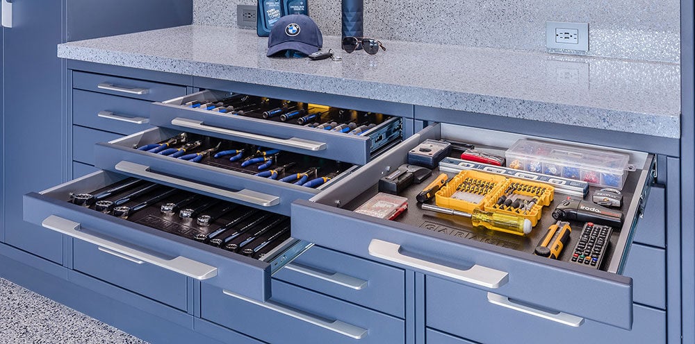 Garage cabinets by Garage Living 