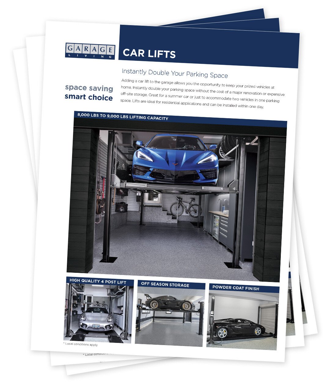 Car lift brochure - Garage Living