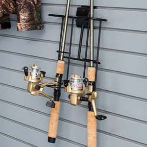 fishing rods on slatwall rack garage slatwall accessories fishing rod rack