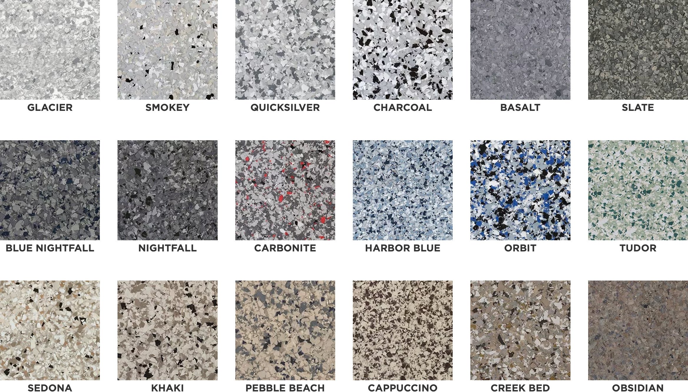 18 floor coating colors