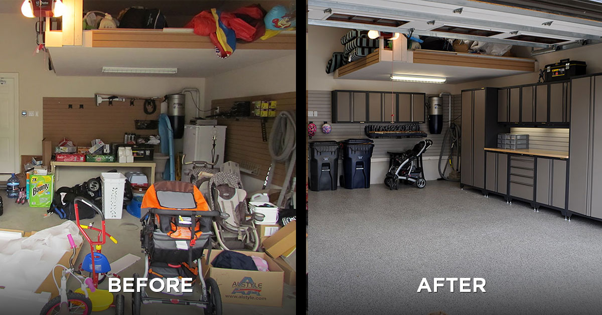 garage safety hazards before after