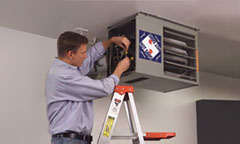services garage heating