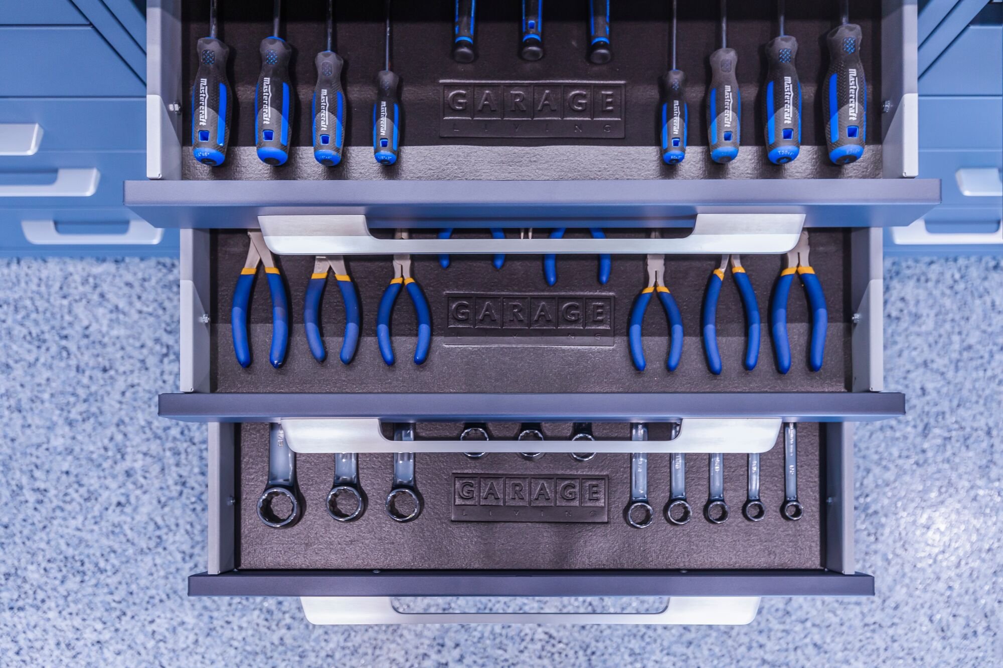 Take the next step in garage organization - Garage Living storage solution systems