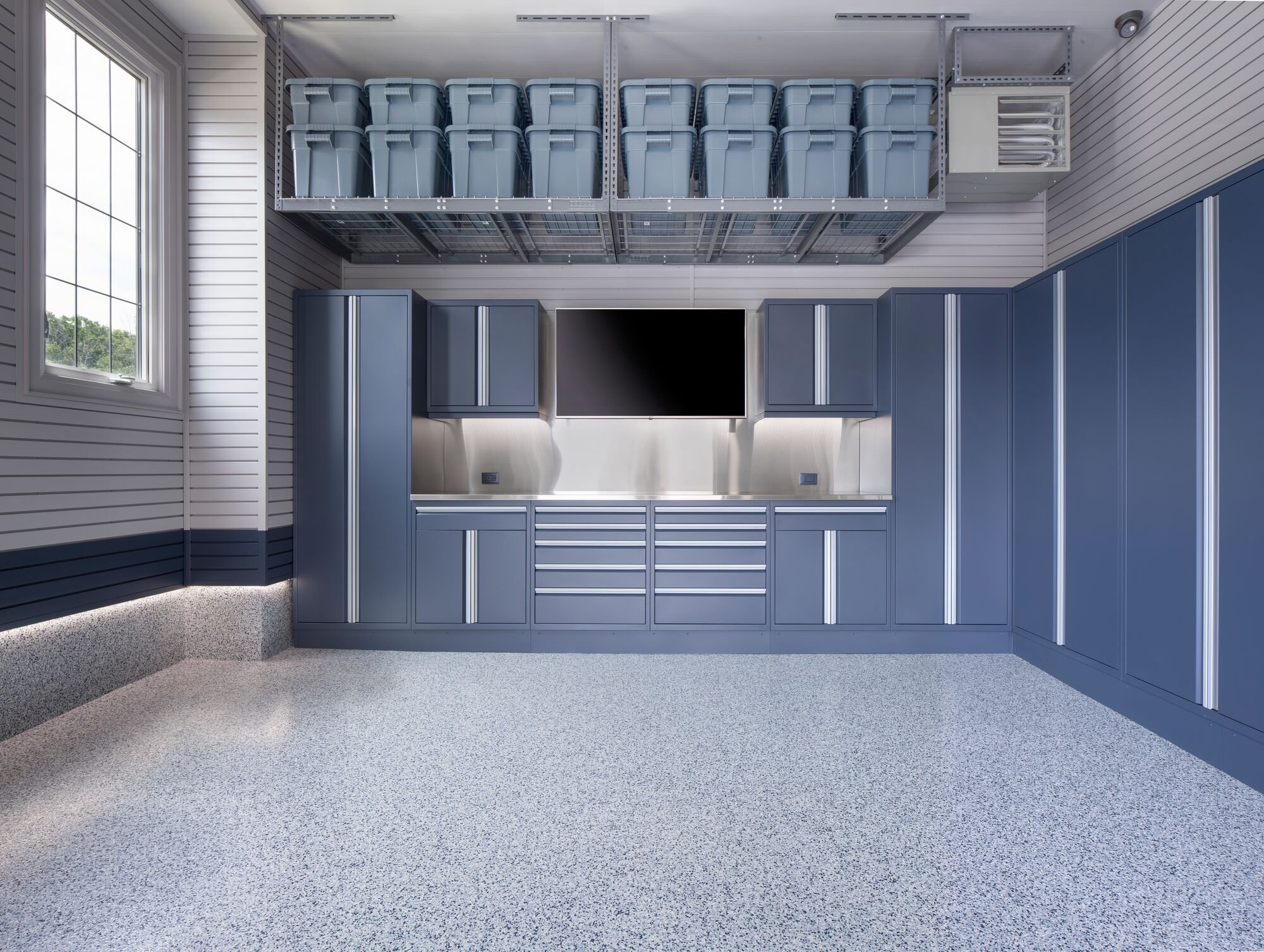 What type of lighting is best for garages?