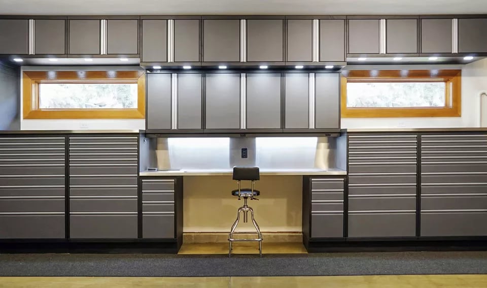 Cabinetry Custom Steel by Garage Living 