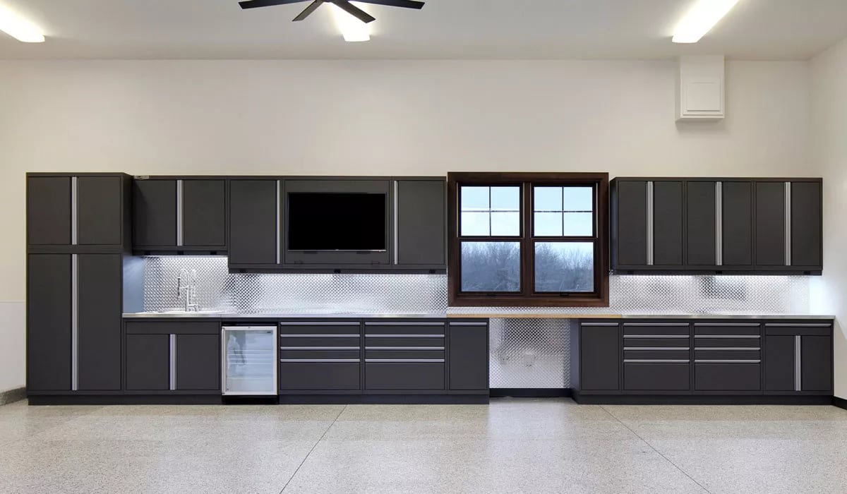 Cabinetry Custom Steel by Garage Living 