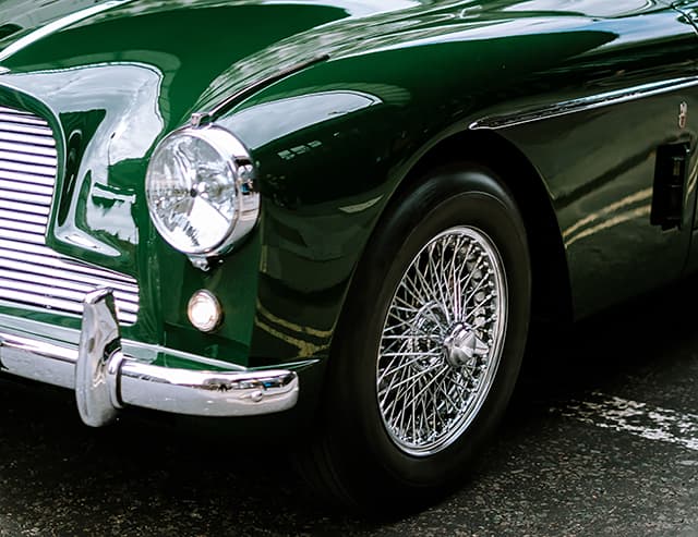 Tudor Designer Series Inspiration - Green jaguar racing car - Garage Living