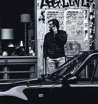 Midnight Designer Series Inspiration - Man on the phone - Garage Living