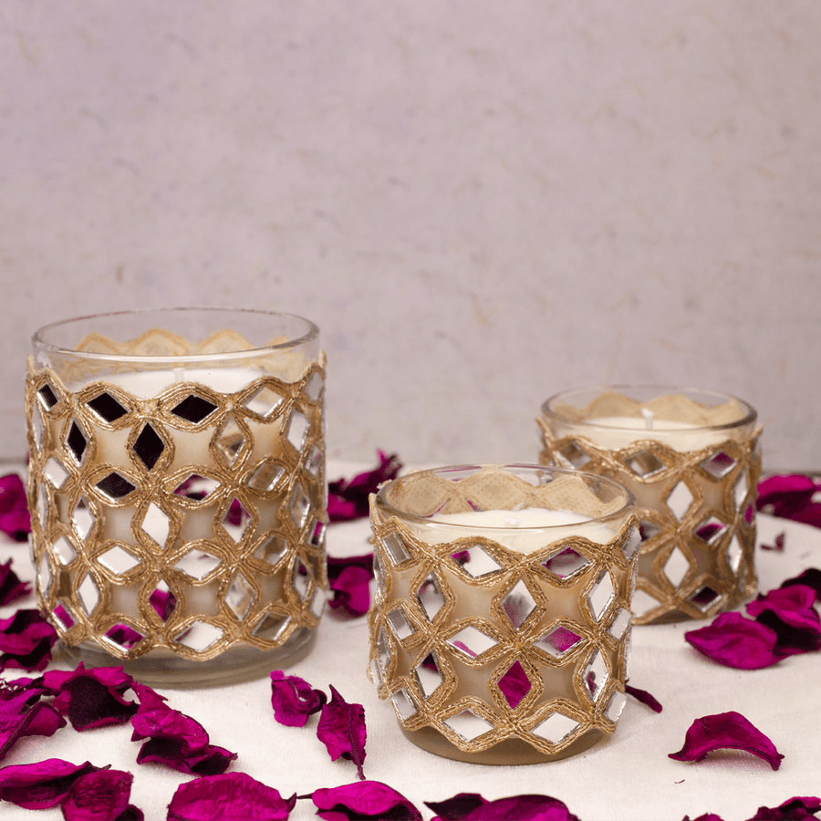 Buy Scented Candles (Set of 3) | Home Decor Items | Home Decor | Phomello Home